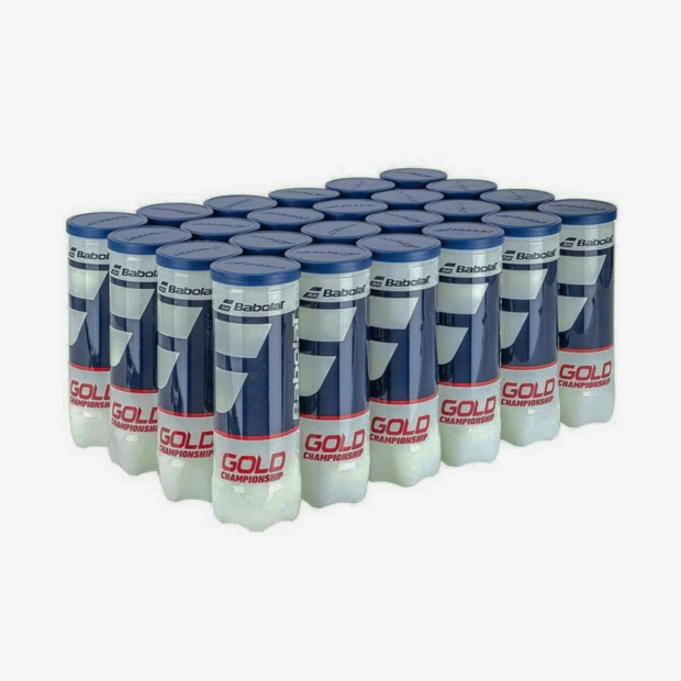 Babolat Gold Championship Tennis Balls 72 pack pressurized balls with extra duty felt