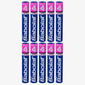 Babolat 4 Badminton Feather Shuttlecock Speed 77 (Pack Of 10)
