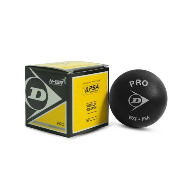 Dunlop Pro Double Dot Squash Balls (6 Pcs)