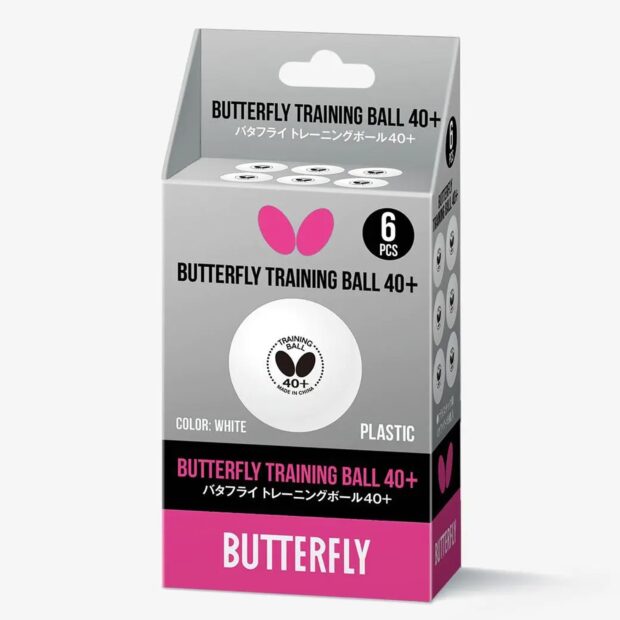 Butterfly 40+ Training Table Tennis Balls (Pack of 72)