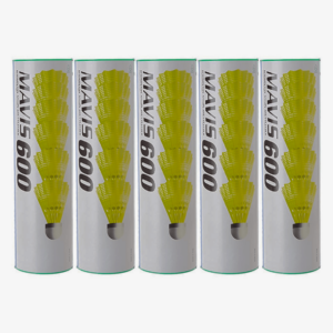 Yonex Mavis 600 (Pack Of 5) Nylon Badminton Shuttlecock (Green Pack)