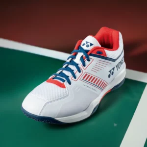 Yonex Power Cushion SHB Strider Flow Wide Badminton Shoes (White/Red)