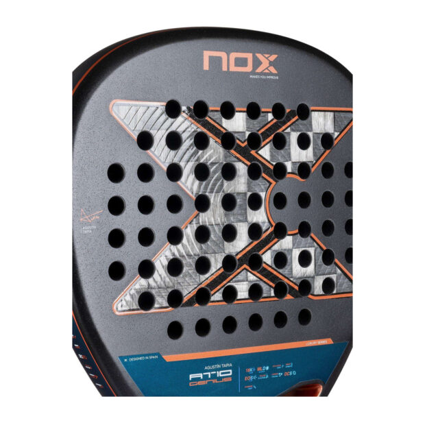 Nox AT10 Genius Attack 18K 2025 Padel Racquet (Agustin Tapia)