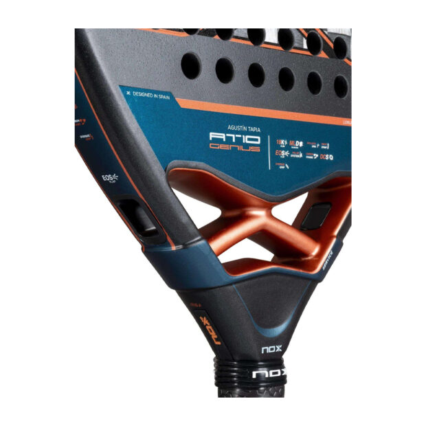 Nox AT10 Genius Attack 18K 2025 Padel Racquet (Agustin Tapia)