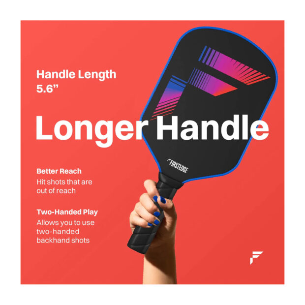 FirstEdge T700 Raw Carbon Fibre Pickleball Paddle