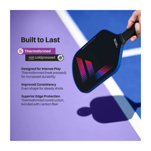 FirstEdge T700 Raw Carbon Fibre Pickleball Paddle