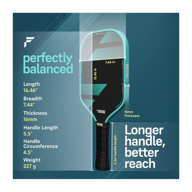FirstEdge Hyper Charge T700 Pickleball Paddle