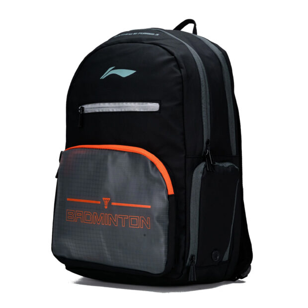 Li-Ning Motion Pro Backpack (Dark Grey) with Shoe Compartment